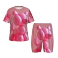 thumbnail image 1 of Balery Pink Balloon Puppy Art Conjunto de Pijama Infantil de Manga Corta con Estampado – Ropa de Dormir de Algodón Suave-X-Large, 1 of 6