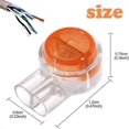 thumbnail image 2 of 300pcs Scotchlok UY Waterproof Connector, Resin Filled Cable Connectors Connection Clamps For Garden & Outdoor Robotic Lawn Mower-In stock, 2 of 5