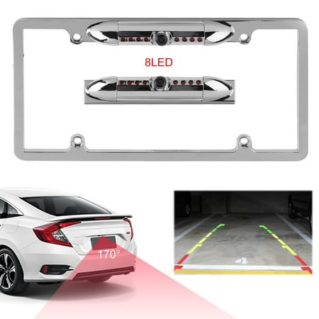 rear view camera car Water-Proof Car Rear View Camera With License Plate Frame HD Backup Camera