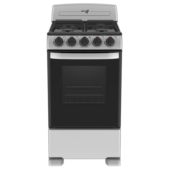 Estufa de Piso 50 cm 30 pulgadas Plata IEM EI5020BAPS1A
