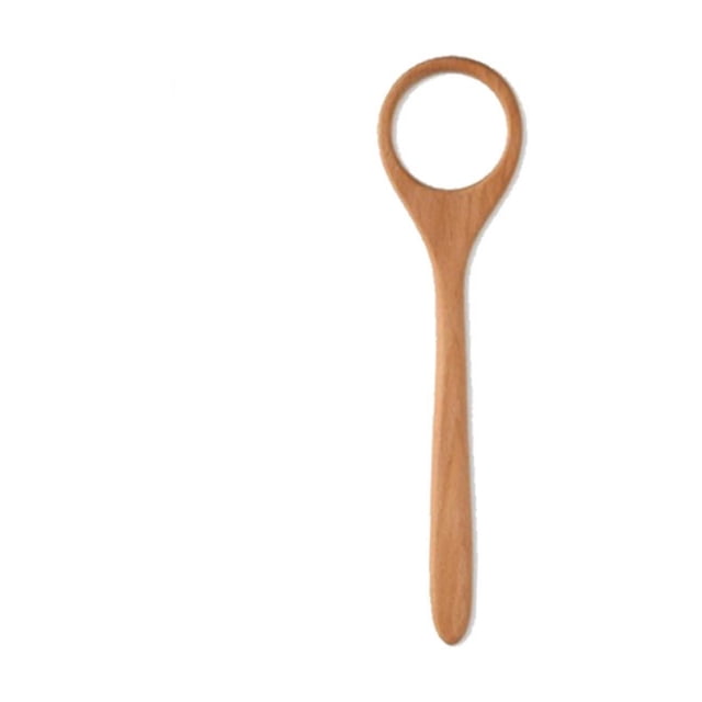 Traditional Wooden Baking Dough and Flour Mixing Brush Kitchen Tool for Home Use Handheld Cooking Preparation