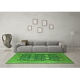 thumbnail image 3 of Ahgly Company Indoor Square Oriental Green Traditional Area Rugs, 8' Square, 3 of 4