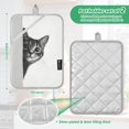 thumbnail image 6 of Yayeee Pot Holders Kitchen Heat Resistant with Pocket 7"x9.8" Cotton Oven Cooking Hot Pads, Black Cute Cat, 6 of 7