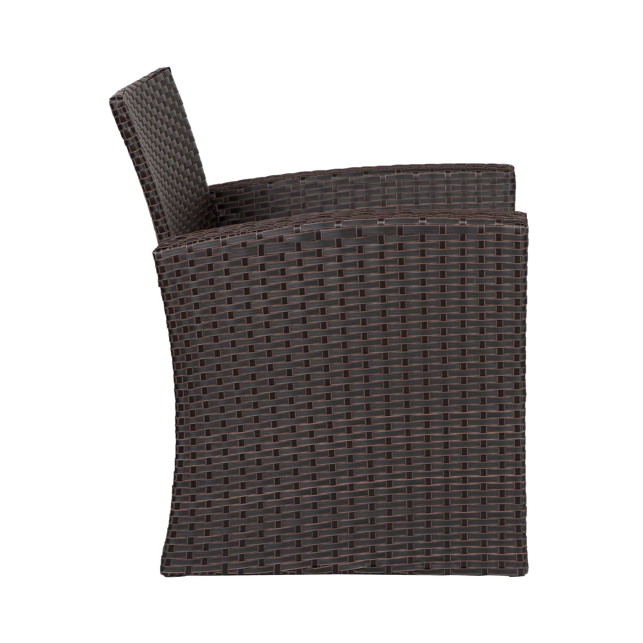 Grandview Outdoor Chocolate 4-piece Patio Conversation Set Orange