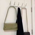 thumbnail image 6 of Double Rows 10 Hooks Door Rear Hanging Rack Non-Marking Free Punch Storage Rack, 6 of 14