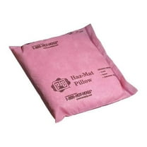 Pig Sorbent Pillow, 4 gal, 8 in x 8 in, Harsh Chemicals, Pink, 20 PK PIL302