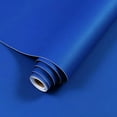 thumbnail image 3 of Lssam Blue Peel and Stick Wallpaper - Contact Paper for Cabinets, Countertops, Bathroom & Kitchen - Waterproof Removable Matte Self-Adhesive, 3 of 9