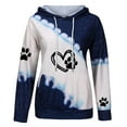 thumbnail image 4 of Essentials Hoodie for Women Long Sleeve Cute Dog Print Hooded Sweatshirt Fall Fashion Casual Pullover Tops 2025 Winter Clothes, 4 of 4