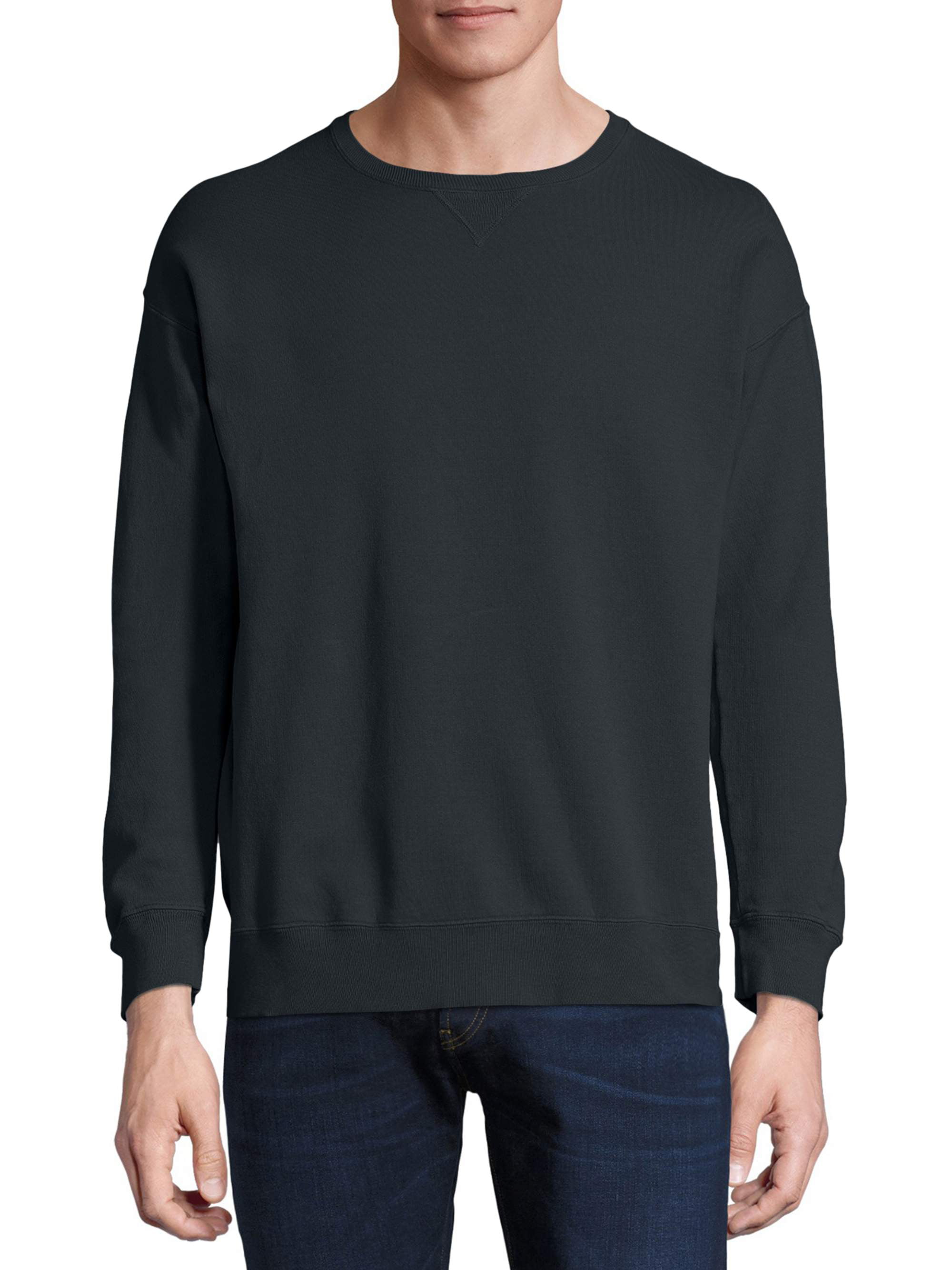 Hanes Men's ComfortWash Garment Dyed Fleece Sweatshirt - Walmart.com