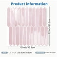 thumbnail image 2 of DEWOO Pink Long Hexagon Tile Peel and Stick Backsplash, 10 Sheets Self-Adhesive Wall Tiles Stick on Back Splash for Kitchen, Bathroom, Fireplace,RV(12"×12"), 2 of 14