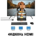 thumbnail image 3 of Prociv Switch 2 TV Dock, Replacement for Nintendo Switch 2 Dock Support 4K/60HZ HDMI Output/USB3.0 Port/PD 100W(Black White), 3 of 7