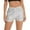 White, variant on Women's Stretchy Denim Bermuda Shorts Sequined Rave Casual Loose A Line Glitter Clubwear Night Out Loose High Waisted Short S-XL