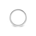 thumbnail image 4 of Gem & Harmony Ladies or Mens 4mm Flat Wedding Band Ring in Sterling Silver for Women, 4 of 7