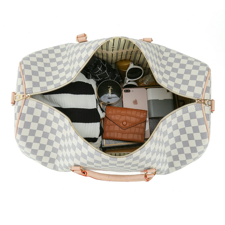 MK Gdledy Checkered Mens Sling Bags Chest Shoulder Backpack Weekender Travel  Bags 