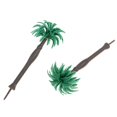 thumbnail image 3 of Esquirla 10x 100mm Painted Mini Model Tree Making Coconut Palm Trees for Diorama Wargames 100mm Height, 3 of 8