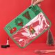 thumbnail image 1 of Pisexur Belleza Maquillaje Neceser de maquillaje transparente navideño - Organizador de artículos de tocador de viaje con bordado de Papá Noel y árbol festivopara mujeres y hombres, 1 of 3