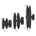 thumbnail image 4 of Brazo de nailon shaofei 6 cm Brazo de doble casquillo con soporte de bola de 1 pulgada negro, 4 of 5
