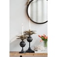 thumbnail image 4 of Hassch Round Wall Mirror - Circle Mirror 19.5 Inch Metal Framed Wall Mounted, Round Mirror with Hang Rope, Rustic Farmhouse Decorative for Bathroom, Living Room, Bedroom,Vanity,Entryway, Black, 4 of 6