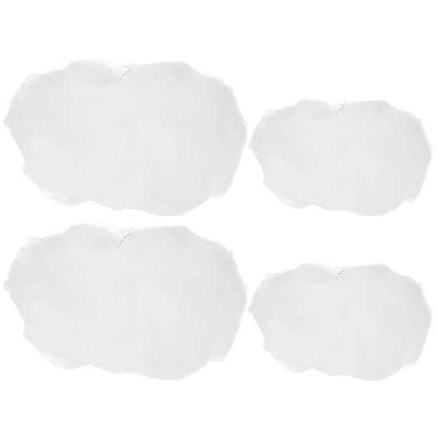 GOOHOCHY 4 piezas de nubes artificiales 3D, adornos colgantes de imitación de nubes, decoraciones para el techo