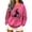 Hot Pink#27096GG, variant on Hearthz Halloween in October We Wear Pink Witch Graphic Womens Sweatshirts Retro Spooky Season Pullover Sweaters for Women Crew Neck Sweatshirts Women