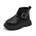 thumbnail image 5 of CAICJ98 Girls Ankle Booties Fashion Kids Solid Color Kids Boots Boys Black (Toddler/Little Kid),7.5, 5 of 7