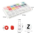 thumbnail image 4 of 6300Pcs Verre Graine Perle Boîte Ensemble Entretoise Perles Faisant des Charmes Petit Rond pour Bracelet Bijoux Résultats, 4 of 9