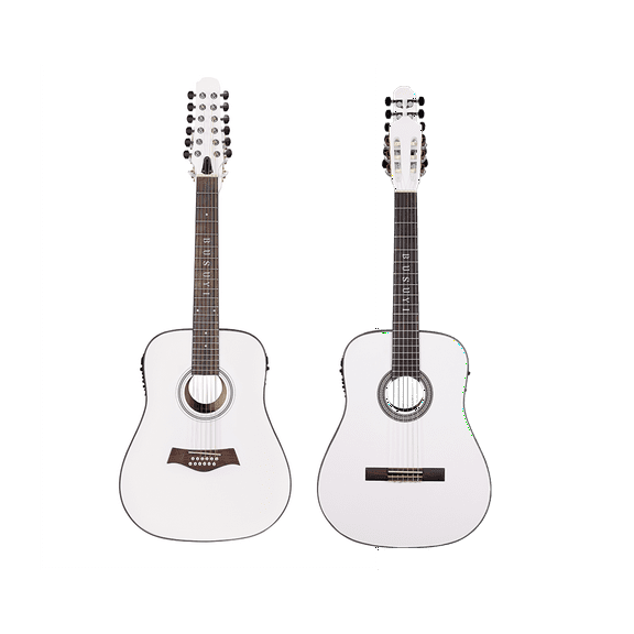 6 String Classical 12 String Acoustic Double Neck, Double Sided Busuyi Guitar 2022 NPT (Left Hand)