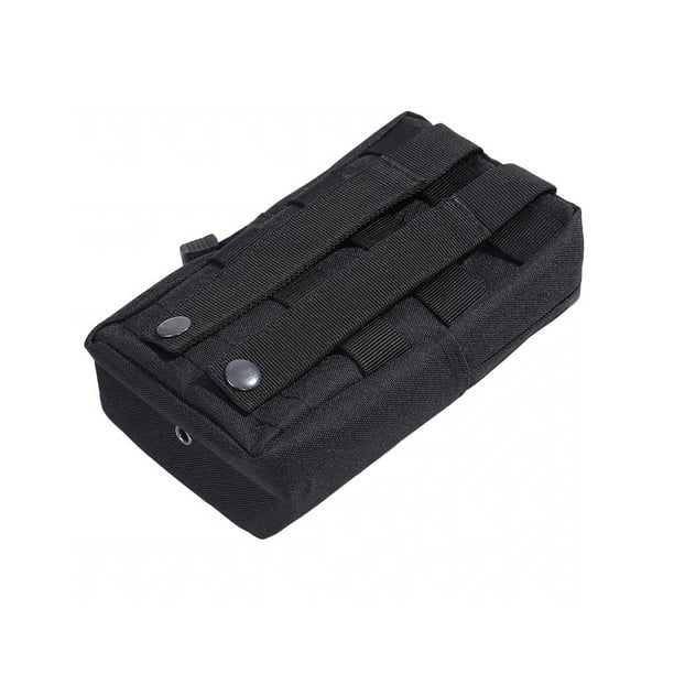 Yuarrent Bolsa de almacenamiento impermeable de tela Oxford de nailon con orificio de drenaje para práctica al aire libre, bolsas de Caza Negro