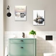 thumbnail image 4 of Elegant Zen Stones Canvas Wall Art Framed Canvas Prints Minimalist Nature Wall Art, Peaceful Zen Wall Art for Bathroom Wall Art, Bedroom Wall Decor, Meditation Yoga Room Wall Decor, 4 of 7