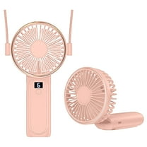 Portable Handheld Fan, 3600mAh, 6 Speed Wind, USB Rechargeable Foldable Fan with Real-Time Display