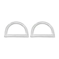 thumbnail image 2 of Milaget 4x2Pcs Women Purse Handles Belt Replacement DIY Handmade for Tote Purse Making clear D shape, 2 of 9