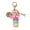 rose red blue 6, variant on Cute Macaroon Effiel Tower Keychain Colorful Keyring Bag Pendant Car Charm Key Holder for Phone Backpack Handbag Purse