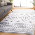 thumbnail image 3 of SAFAVIEH Arizona Dervla Geometric Machine Washable Area Rug, Beige/Charcoal, 5' x 8', 3 of 13