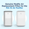 thumbnail image 6 of Medify MA-15 Genuine Replacement Filter for MA-15 Purifiers | Smoke, Dust, Odors, Pet Dander | 3 in 1 with Pre-filter, HEPA H13 and Activated Carbon | Removal of 0.1 to 0.3 Microns | 1-Pack, 6 of 6