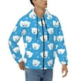 thumbnail image 4 of Zip Up Hoodies for Men - Cute Polar Bear Long Sleeve Comfrt Men'S Fashion Hoodies & Sweatshirts, Jackets for Men Hoodies Pullover Clothing Clothes with Pouch, 4 of 5