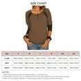 thumbnail image 6 of Casual Button Tunic for Everyday Comfort, M Stylish Coffee-Colored Long Sleeve Women's Tops Bienvenido, 6 of 6