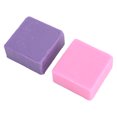 thumbnail image 3 of Jabón facial y corporal de lavanda y rosa para eliminar la suciedad, controlar la grasa, aclarar la piel, barra limpiadora, 200 g, 3 of 10