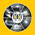 thumbnail image 6 of AUXITO 400 Lumens 1.42 inch 36MM 6411 6418 Canbus Error Free Festoon LED Bulbs 3020 Chipsets for Interior Car Lights License Plate Dome Map Door Courtesy Lights Xenon White, Pack of 2, 6 of 8