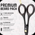 thumbnail image 2 of REJODA-Beard Scissors for Men A Complete Set of Grooming Scissors Men, 1 Mustache Comb, & 1 Beard Grooming Comb in a Carrying Pouch Perfect Mustache Scissors, Men’s Facial Hair Scissors, 2 of 4