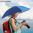thumbnail image 6 of Manunclaims Umbrella Hands Free UV Protection Adjustable Headwear Unisex Hat, Polyester, Purple, 6 of 8