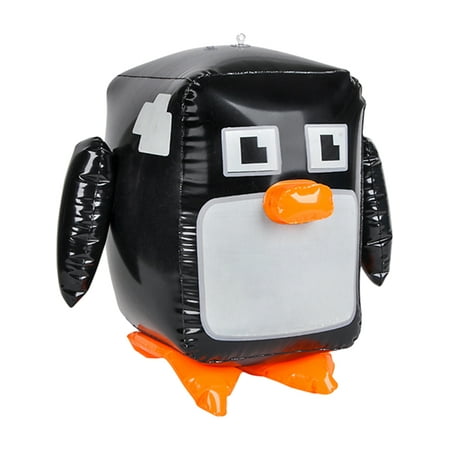 Inflatable Pixel Animal Penguin Beach Swimming Pool Party Favor Toy