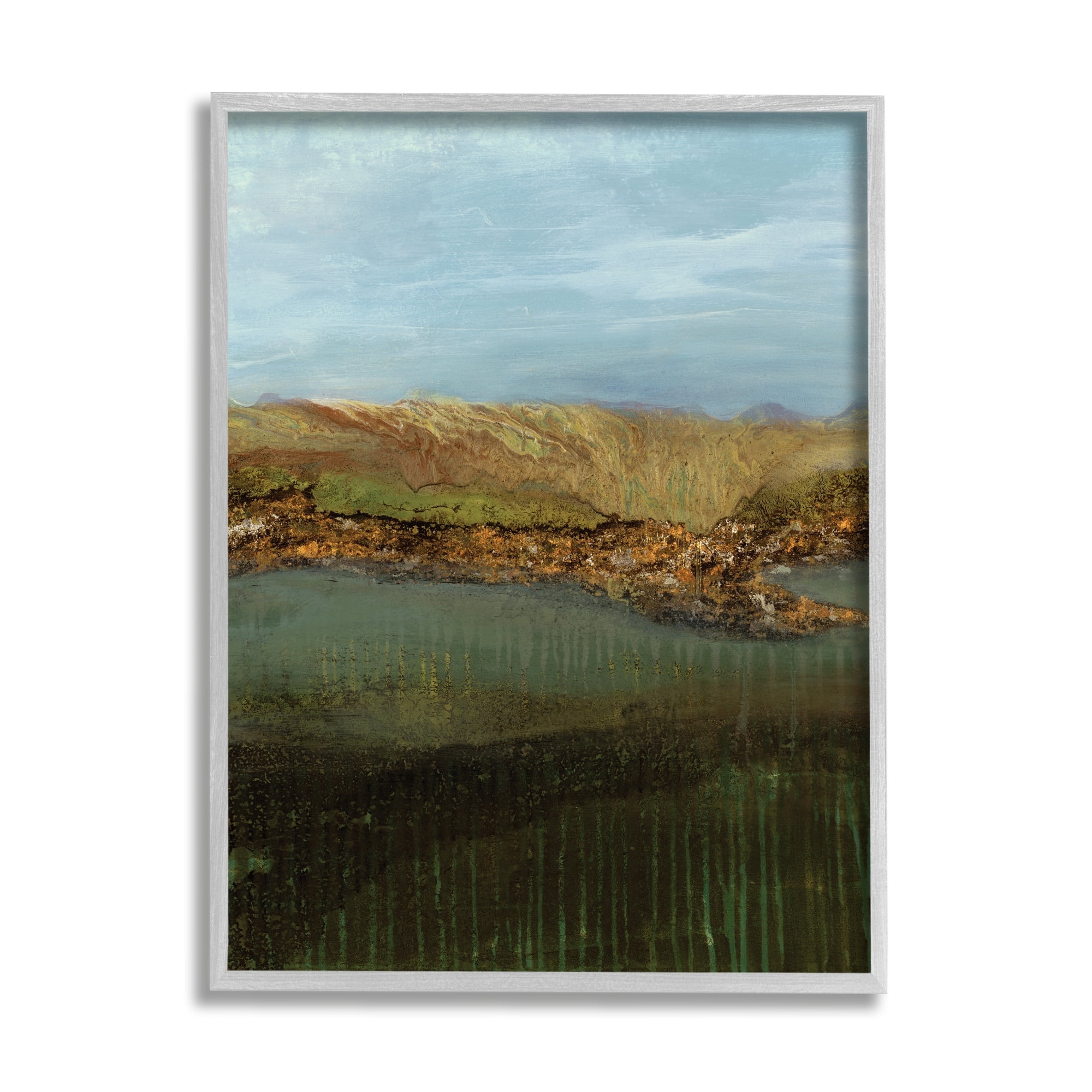 Stupell Industries Landscape Countryside Abstraction Blurred Earth Tones,16 x 20,Designed by Ruth Fromstein
