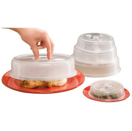 Miles Kimball Vented Microwave Plate Covers - Walmart.com