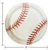 Creative Converting Paper Baseball 7" Round Luncheon Plates 8 Pack 417963