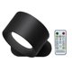 thumbnail image 1 of Apliques de Pared LED con Control Remoto y Táctil, Lámpara de Pared con 3 Temperaturas de Color y Luz Magnética Regulable de 360°, Color Negro, 1 of 5