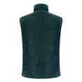 thumbnail image 5 of Gpaecead Women's Plush Sleeveless Zip Up Vest - Fleece Lined Warm Padded Gilet Navy, 5 of 8