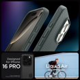 thumbnail image 2 of Funda Spigen para iPhone 16 Pro (TPU, grado militar), color verde abismo, 2 of 8