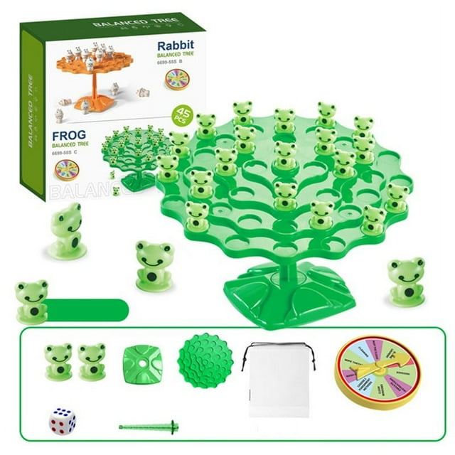 FUAIOKT Rabbit Astronaut Bal Tree Children's Toy Focus Training Folding Music Two Person Interactive Ba Board Game Beehive Game Kids Wooden Activity Cubes for Toddlers 1-3 Kid Wooden for Toddler