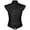Black, variant on Men Stand Collar Jacquard Sleeveless Waistcoat Vest Gothic Pirate Renaissance Halloween Costume Slim Fit Top