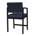 thumbnail image 5 of Lenox Steel Reception Waiting Room Hip Chair / Black Steel / Blue / Blue, 5 of 5